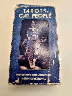 Tarot of the Cat People Deck 1985 Karen Kuykendall Vintage US Games Systems VTG